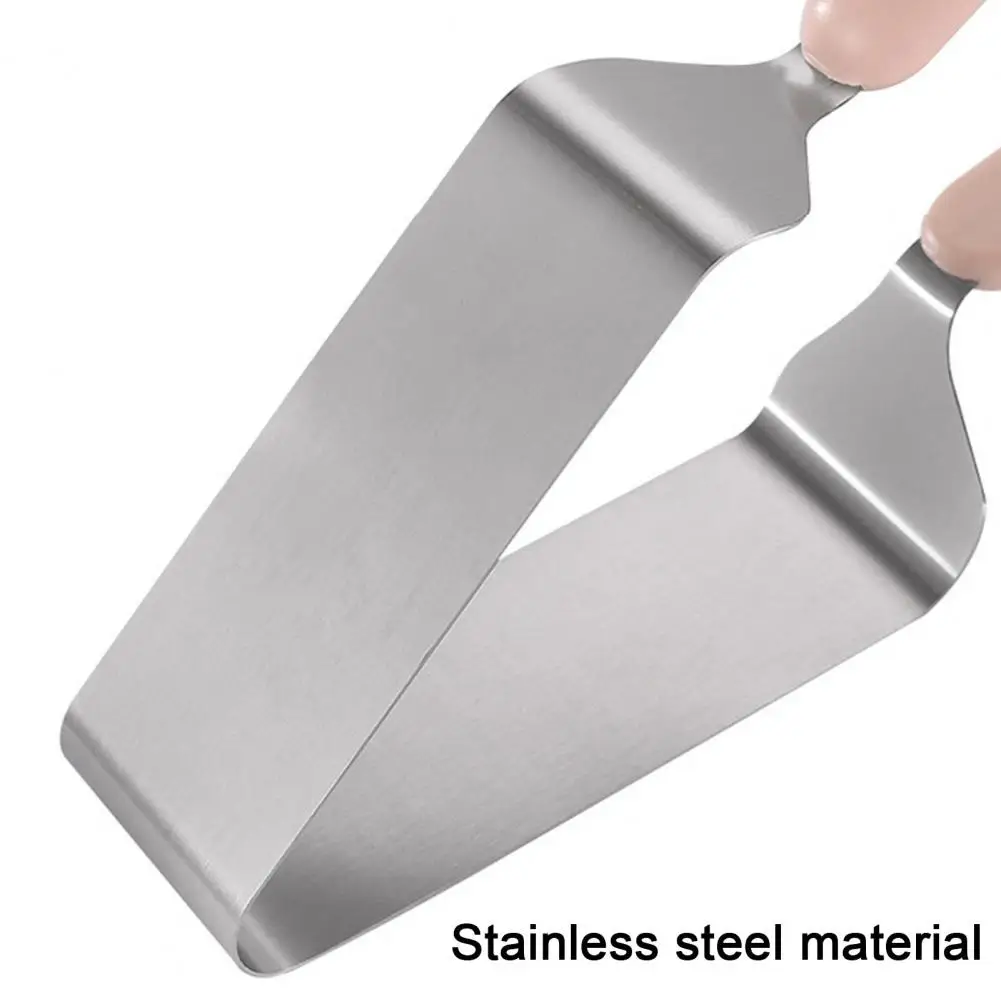Cake Cutting Tool Stainless Steel Cake Separator with Comfortable Handle Triangle Cake Gripper Splitter Multi-piece Transfer