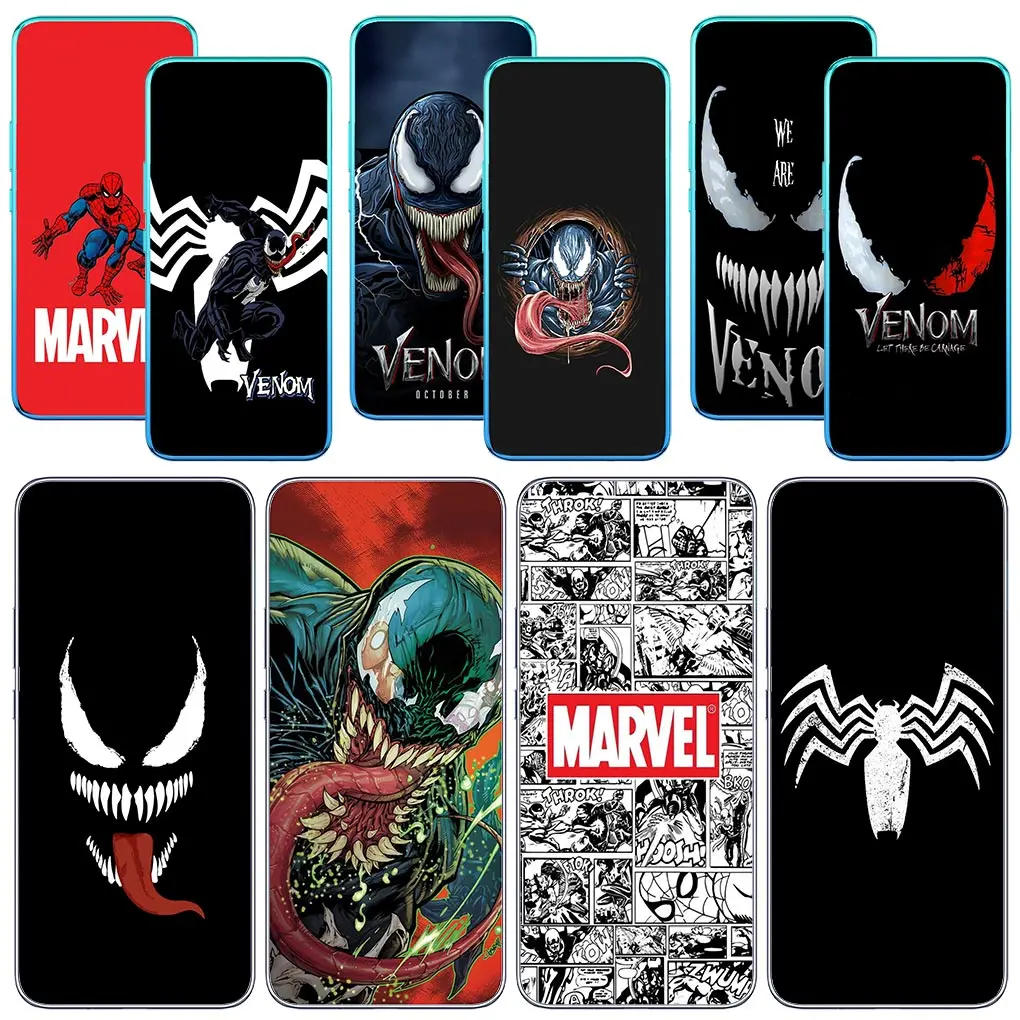 Venom Marvel Superhero Casing Phone Cover for Motorola Moto E13 E22I E22 G52 G42 G32 G23 G22 E20 E30 E40 E4 G200 Soft Case