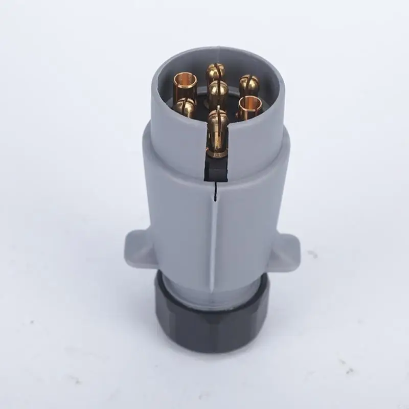 M76E 7-polige Anhänger-Steckdose, europäischer 12S-Abschleppverkabelungsstecker – Detail 5