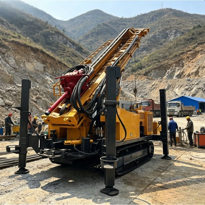 Customized Farm Borewell 1000m Borehole Water Wells Drilling Rigs Crawler Hydraulic Well Drill Rig Machine Factory Good Quality