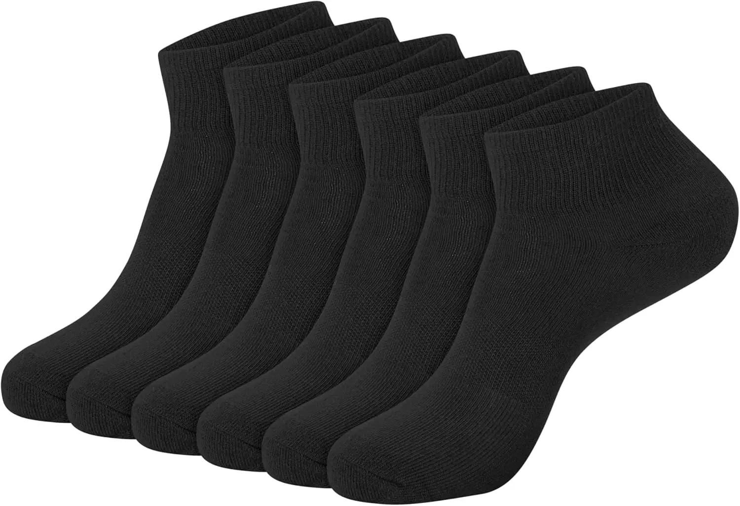 

6-Pair Soft Ankle Socks for Women, Comfortable & Breathable