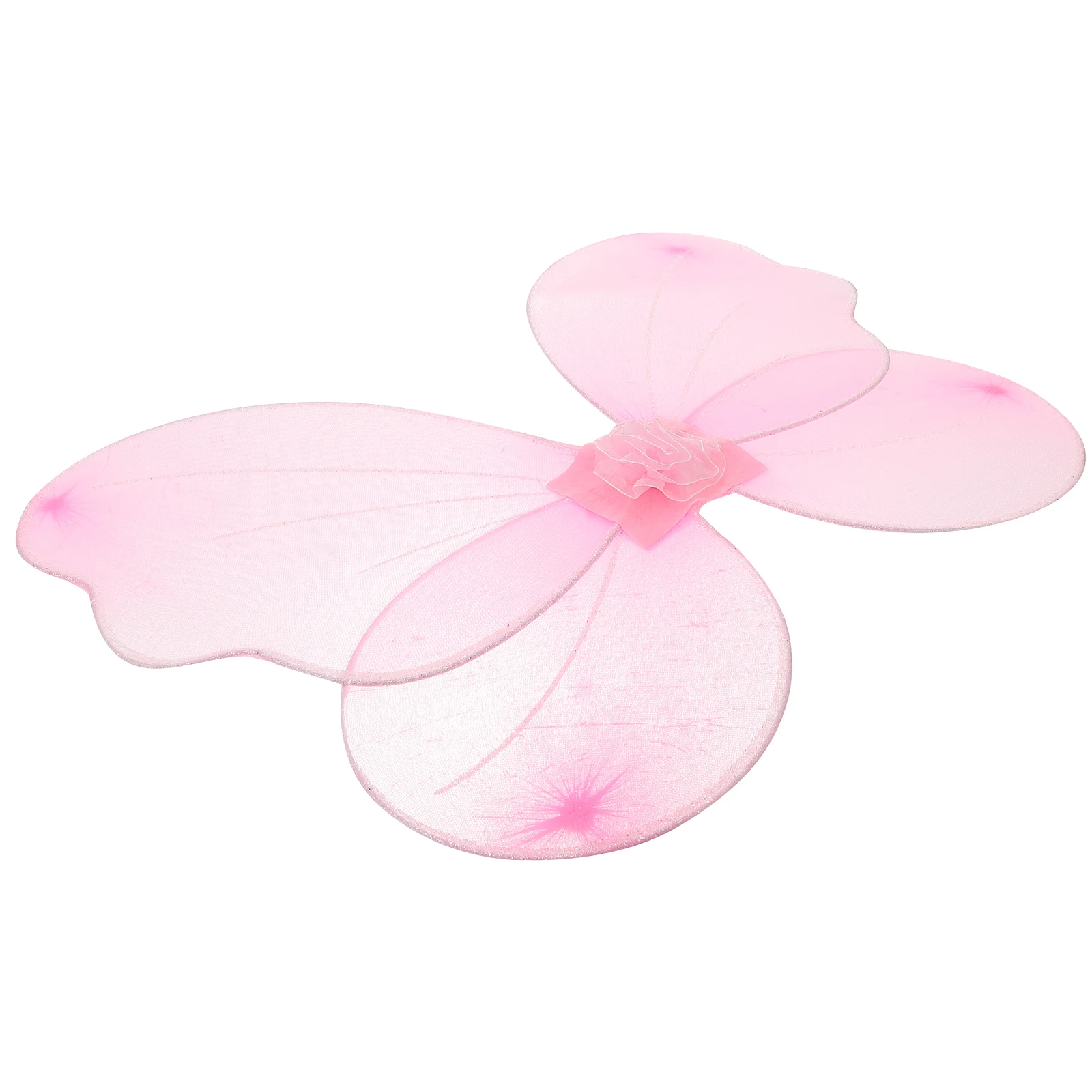 

1pc Butterfly Fairy Wings Props Kids Party Favors Cloth Costume Dress Girls Accessories Random Color Soft Fabric