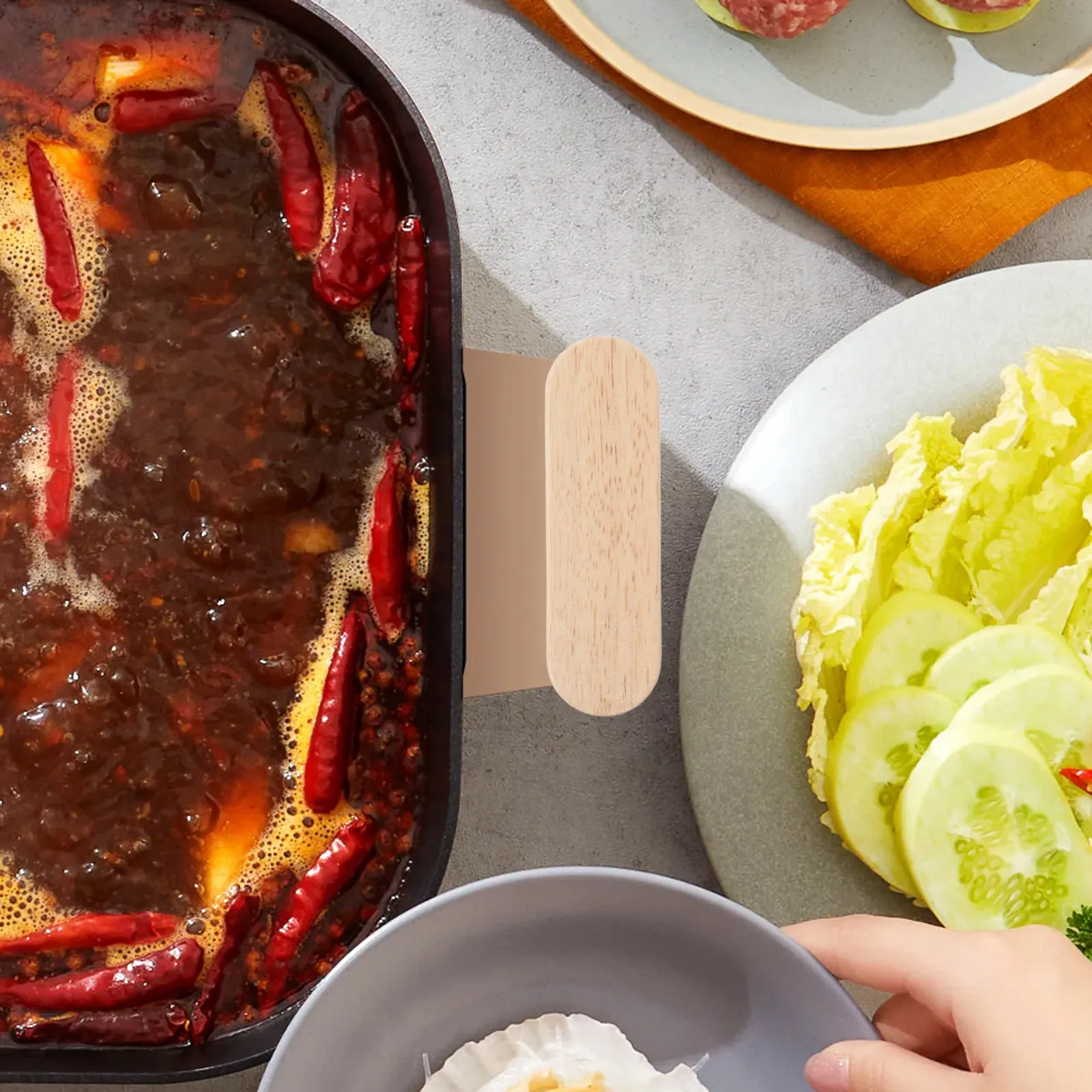 Skillet Cast Iron Camp - 1Pair Bbq Plate Cast Iron Skillet