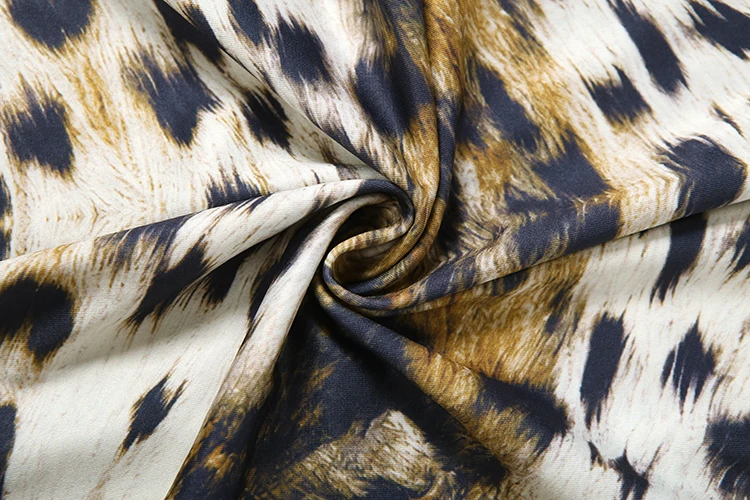Weird Puss Leopardenmuster Sling-Kleid für Damen, tief ausgeschnittenes, rückenfreies, ärmelloses, hoch tailliertes, figurbetontes Kleid mit Pfirsichhüft-Design im Street-Wild-Stil – Detail 10