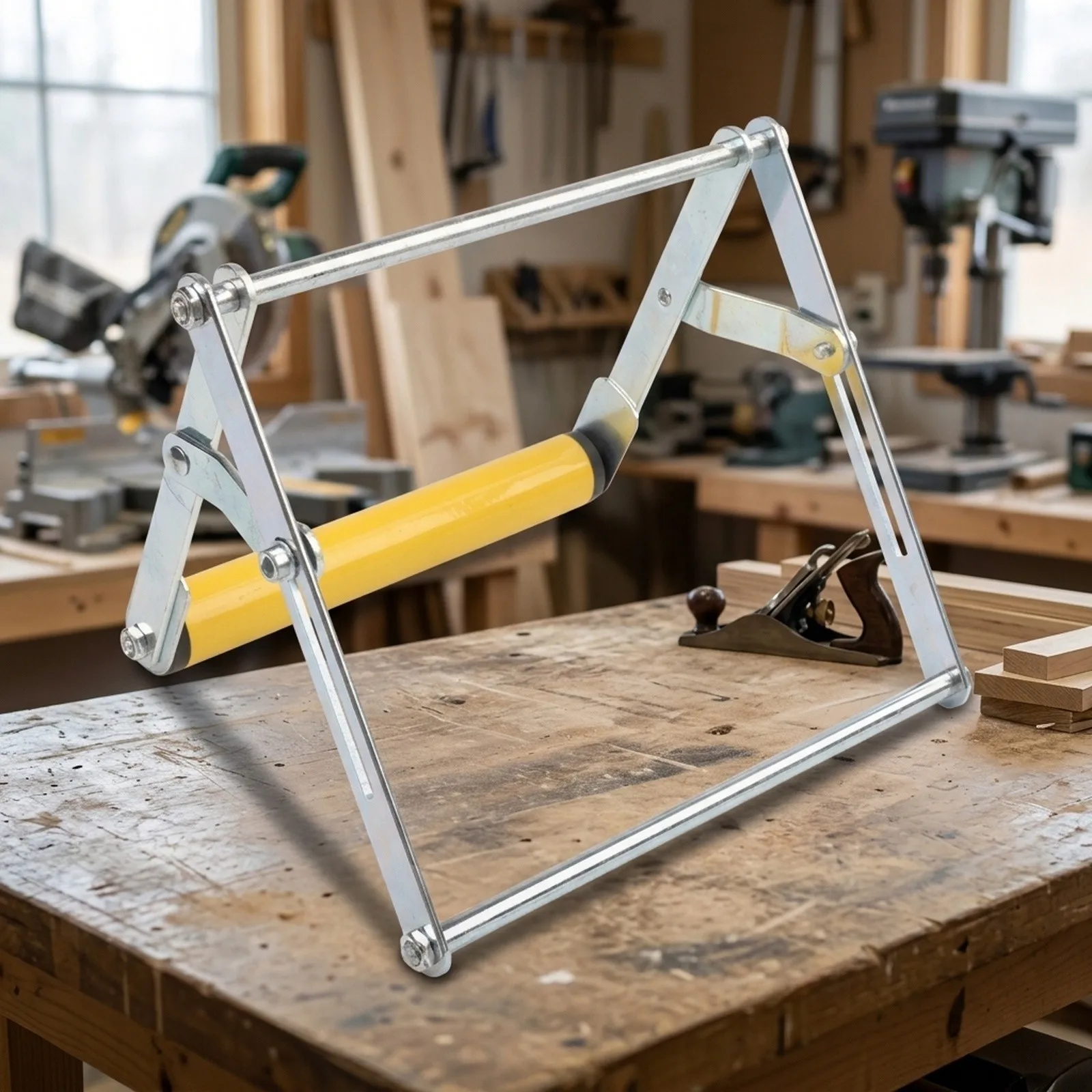 Material Support Bracket Folding Support Bracket Freely Adjustable Height Convenient Folding Design For Table Saw
