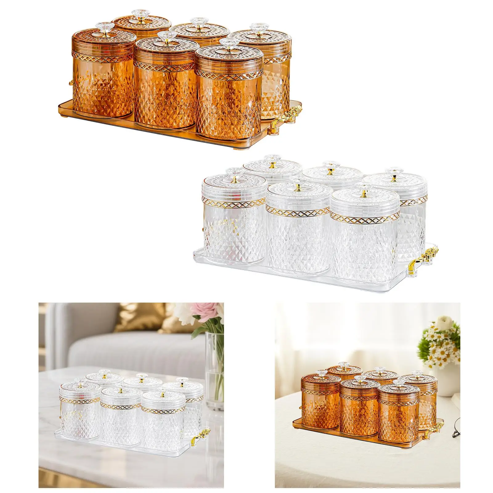 Airtight Salt and Seasoning Container Durable Plastic Storage Jars for Home Kitchen Organization and Spices