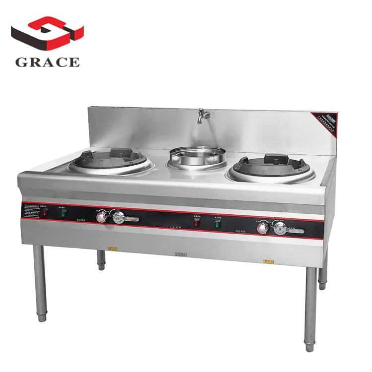 Chinese Cooking Range 1 Burner Industry Cooking Kitchen Equipment Gas Range Stove