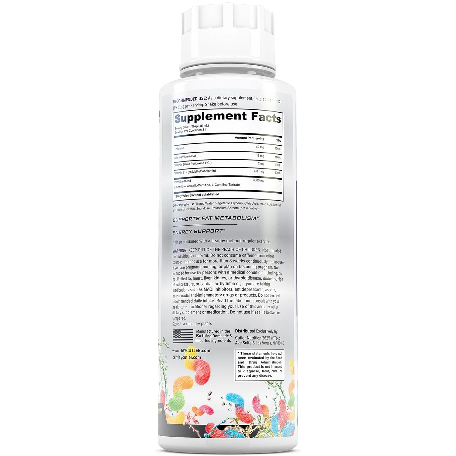 Cutler Nutrition Liquid L-Carn - Pre Workout Supplement review and price