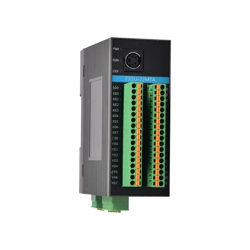 

FX3U-22MTA-C1 Both analog input voltage and current are acceptable 8DI 8DO Transistor 4AD 0-10V 0-20MA 2DA 0-10V 0-20MA