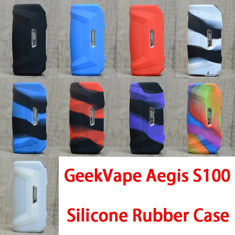 Coque peau Texture Silicone pour GEEKVAPE S100 Aegis Solo 2, housse de protection souple en caoutchouc