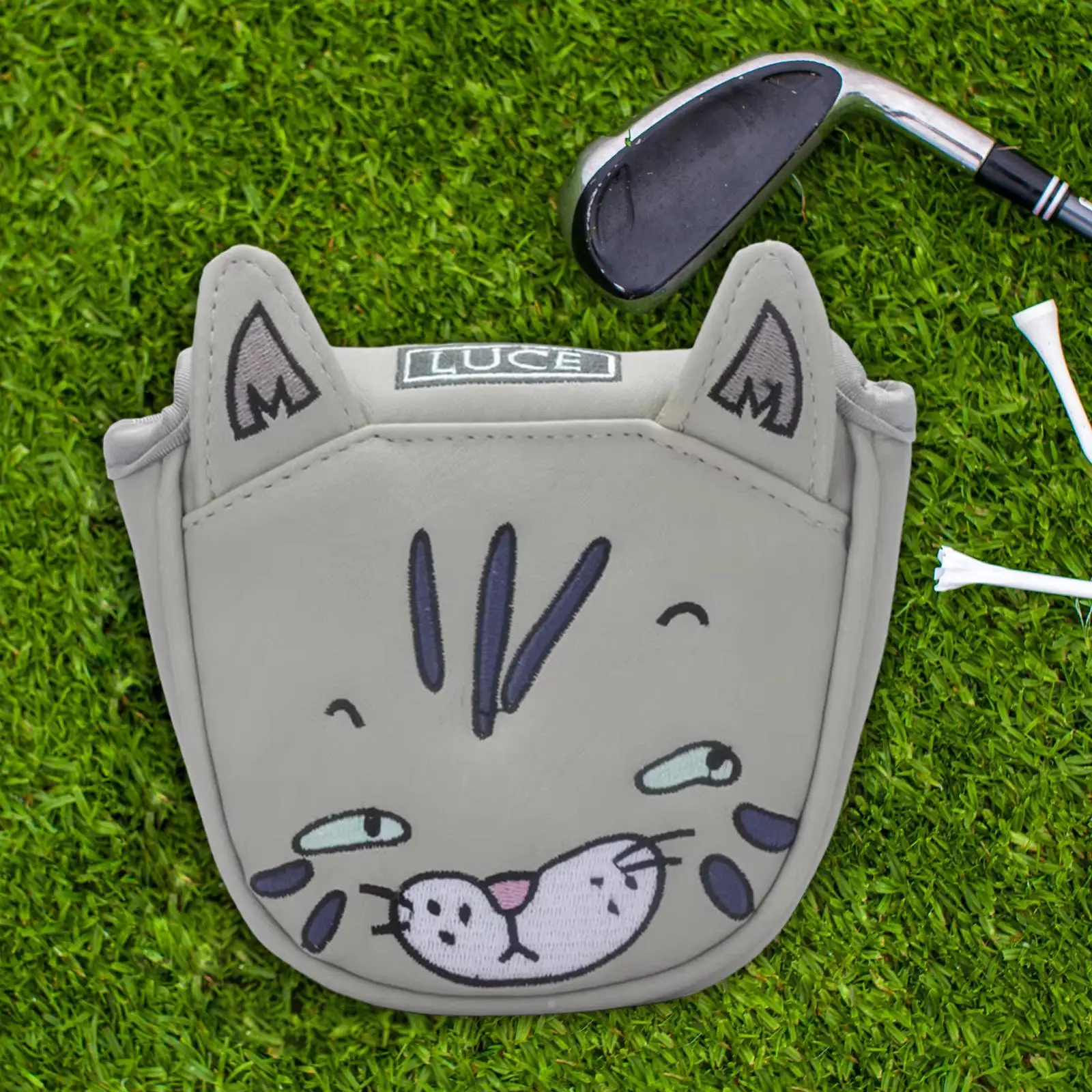 Golf Club Head Cover Cute Lightweight Club Giveaway Scratchproof Cartoon Cat