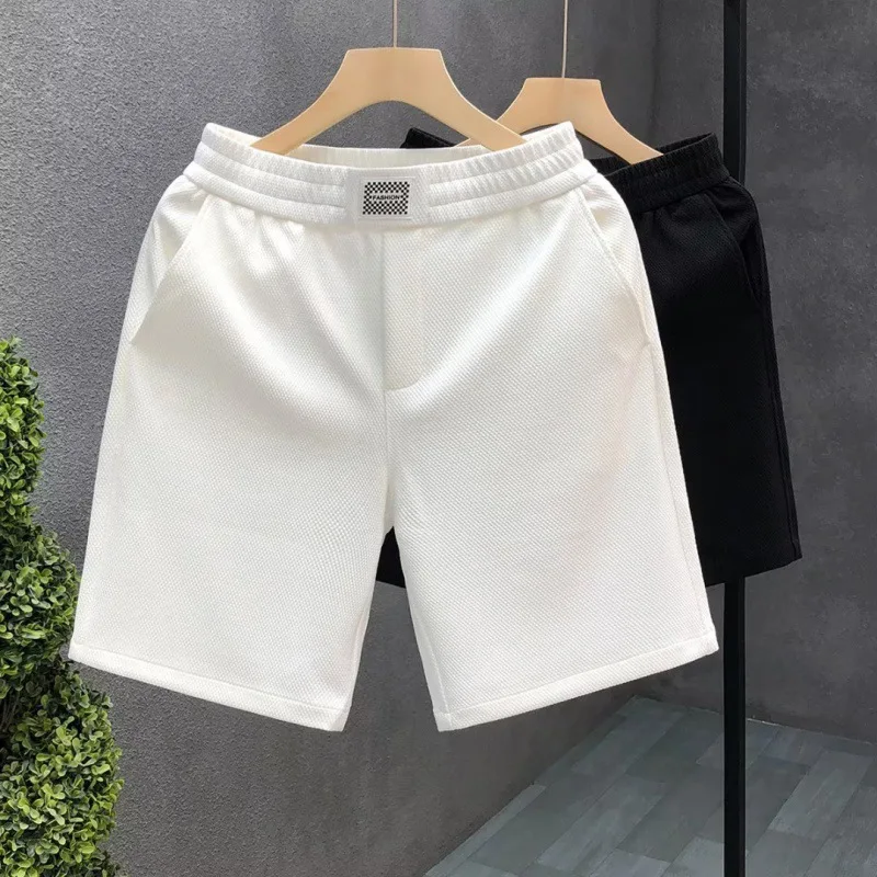 

Summer new British style casual shorts solid color suit pants men's fifth pants