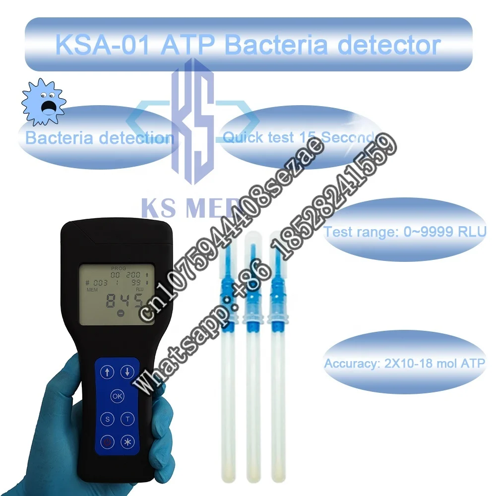 KSMED Meter of Atp Luminometer Rapid Hygiene ATP Bacteria Detector