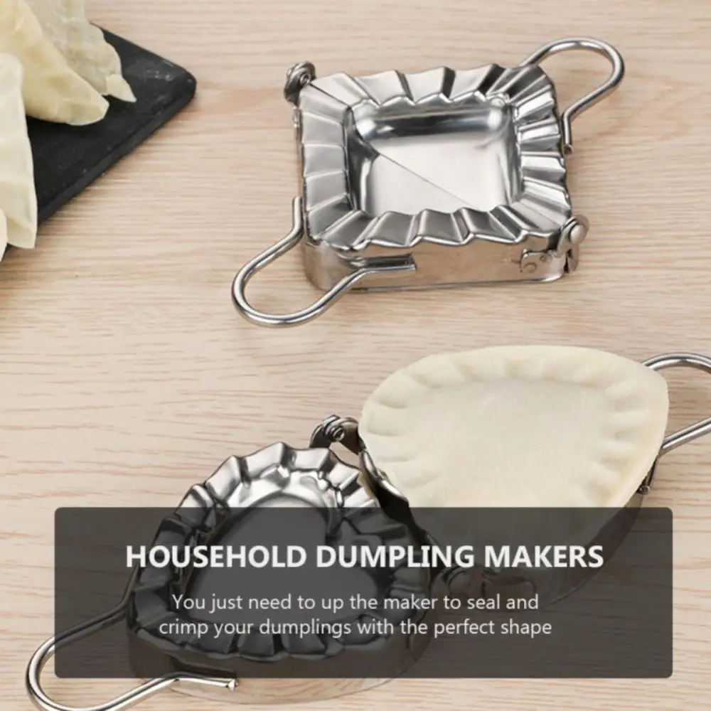 1/2PCS Dumpling Maker 304 Stainless Steel Dumpling Mold Press Dough Ravioli Dumpling Skin Mold Pastry Tools Dumpling Machine For