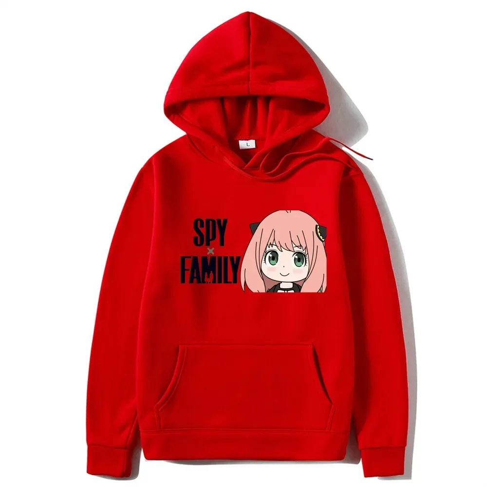 Anime SPY × FAMILY Character Images Street Culture Printed Women's Trendy Clothing Sports Style All Season Fashion Leisure