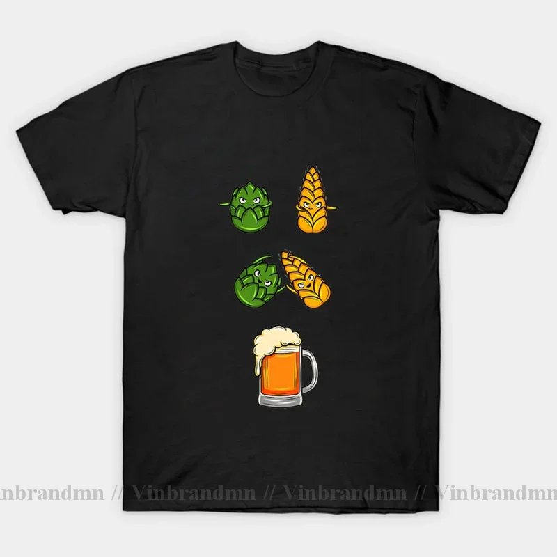 Cartoon Beer Fusion T shirts men Wheat Fighting T-Shirt 3D Printed shirt Drinking Beer Oktoberfest Beertend homebrew Gift tshirt