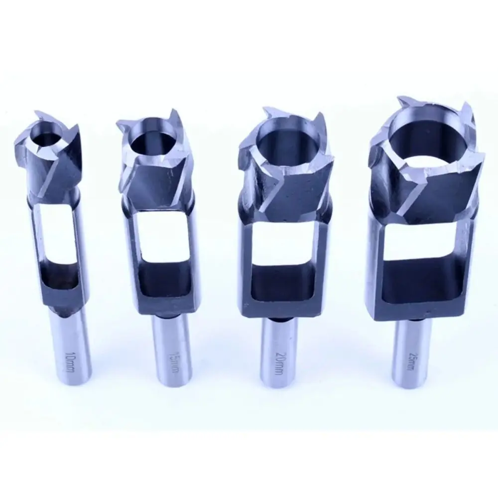 8mm-40mm Woodworking Drill Bit High Speed Steel 13mm Shank Steel Tapered Tenon Versatile Precise Ground Round Bar Hole Cutter