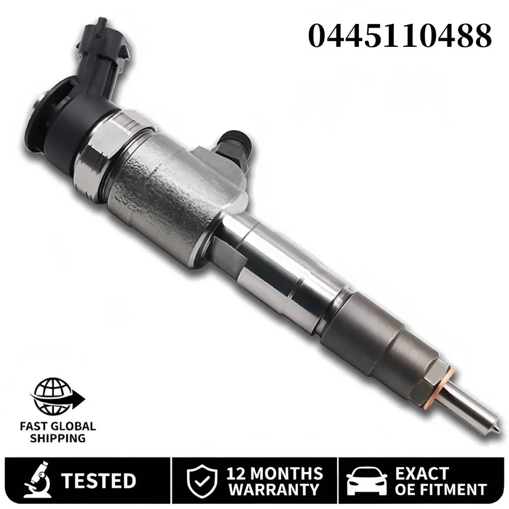 Inyector de Combustible Diésel Common Rail 0445110488 para Ford Ecosport y Focus 1.5 TDCi