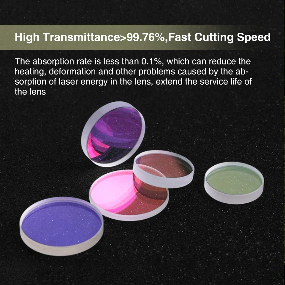 10 قطعة Raytools الألياف الليزر واقية ويندوز عدسة 24.9x1.5 4kw ل Raytools WSX Bodor أجزاء آلة قطع الرأس القوية #5