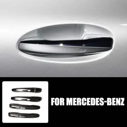 100% Carbon Fiber Car Exterior Door Handle Cover Trim Cap Sticker For Mercedes Benz W177 W247 W205 W213 X253 W222 C118 LHD RHD