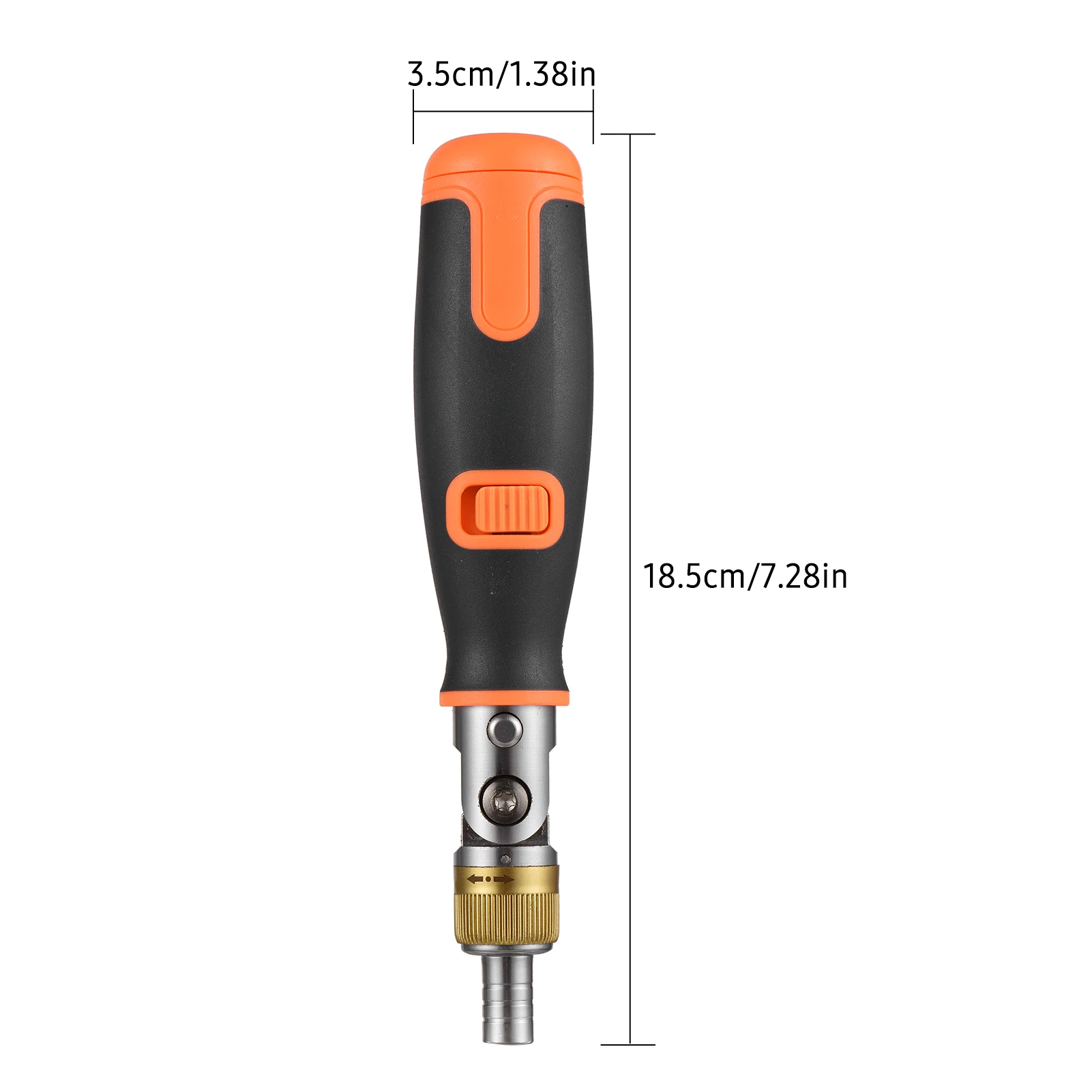 Multi-bit Screwdriver Two-way Ratchet Screwdriver 10-in-1 Multi-bit Ratchet Screw Drivers Set 6.23mm Adjustable Nut Driver Tool