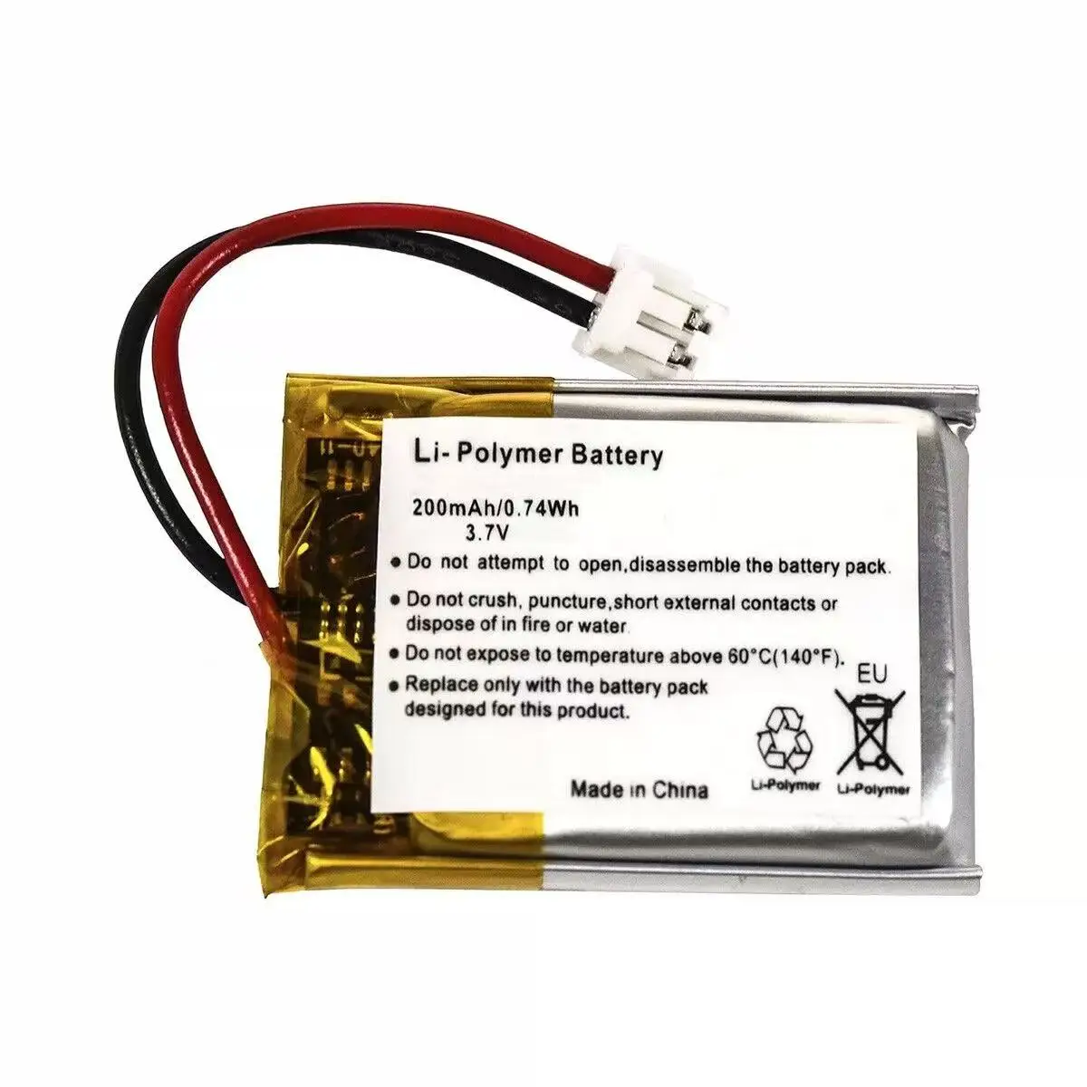 buy more will cheap 552025 Polymer Lithium Battery 3.7V 200mAh High Capacity Hand Warmer Smart Lock 1.25 Lithium Battery
