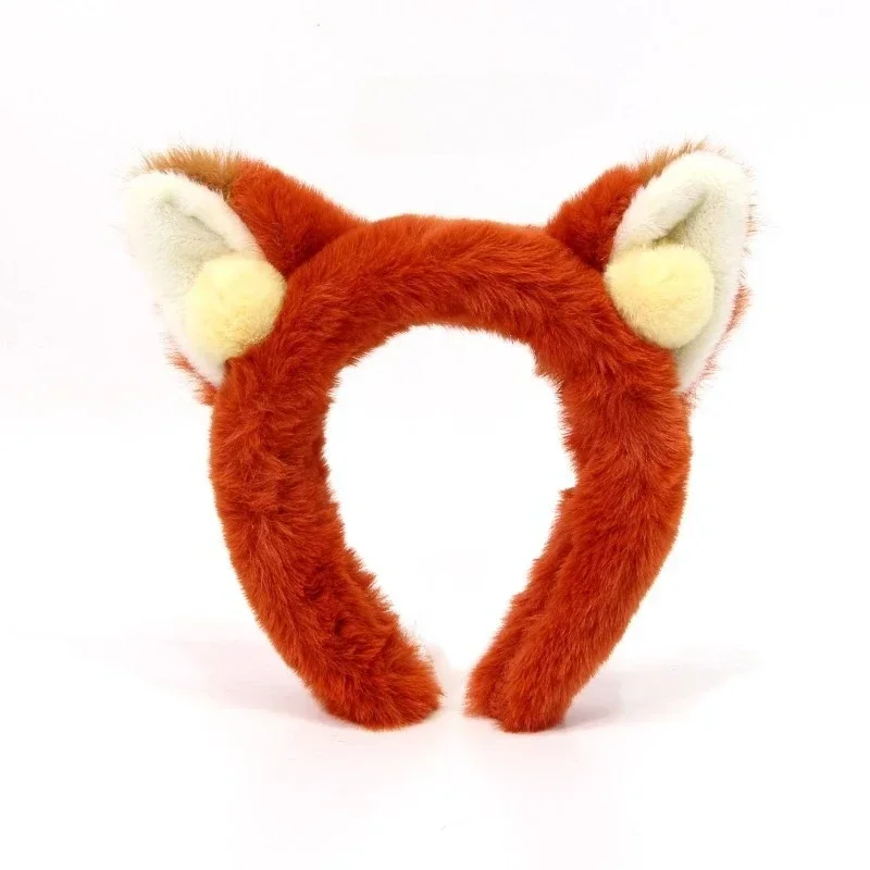 Zootopia Stirnband Judy Nick Niedliches Cartoon-Design Modisches Stirnband zum Waschen des Gesichts und für Fotos Weiches Plüsch-Haarband Mädchen-Haaraccessoire – Detail 5