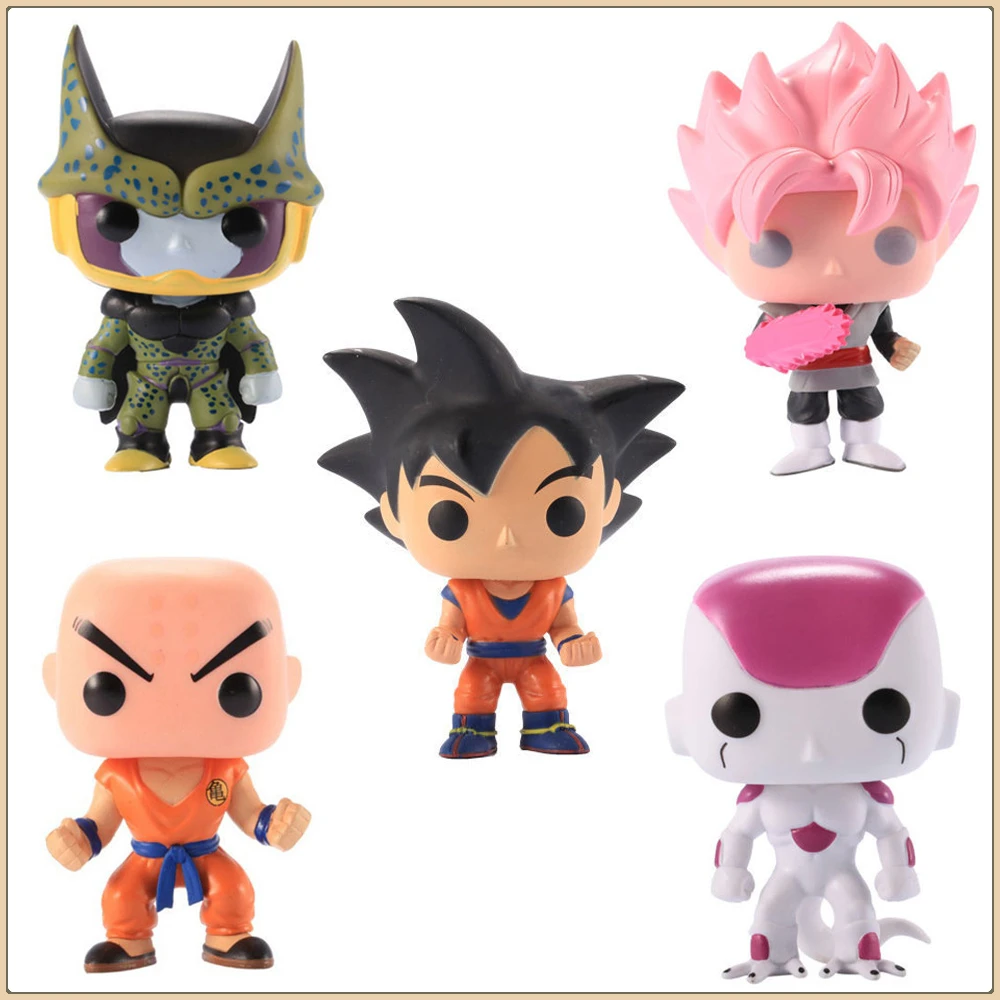 

FUNKO POP Dragon Ball Son Goku Vegeta Frieza Krillin Action Toys Figures Series Anime Periphery Model Collection Birthday Gifts