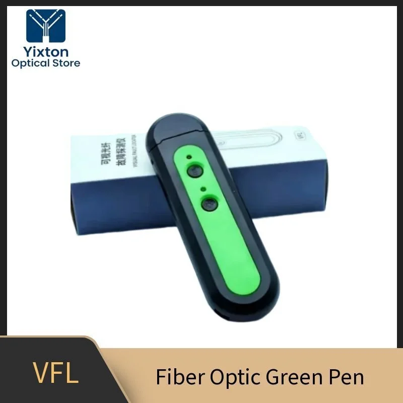 Fiber Optic Green Light Pen Powerful Light Source Stable Illumination Broadband Maintenance Fiber Optic Breakpoint Test Pen FTTH