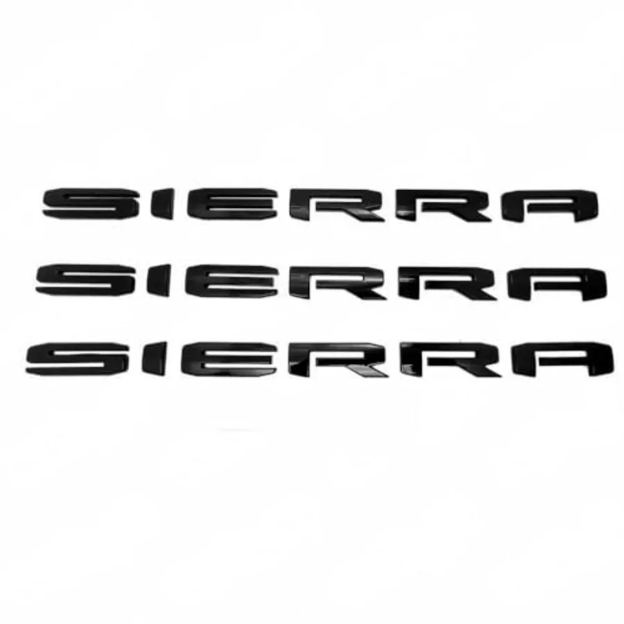 

Эмблема Sierra 2019-2026, 3D-значок на дверь/заднюю дверь багажника, глянцевый, замена, номер детали 84287337