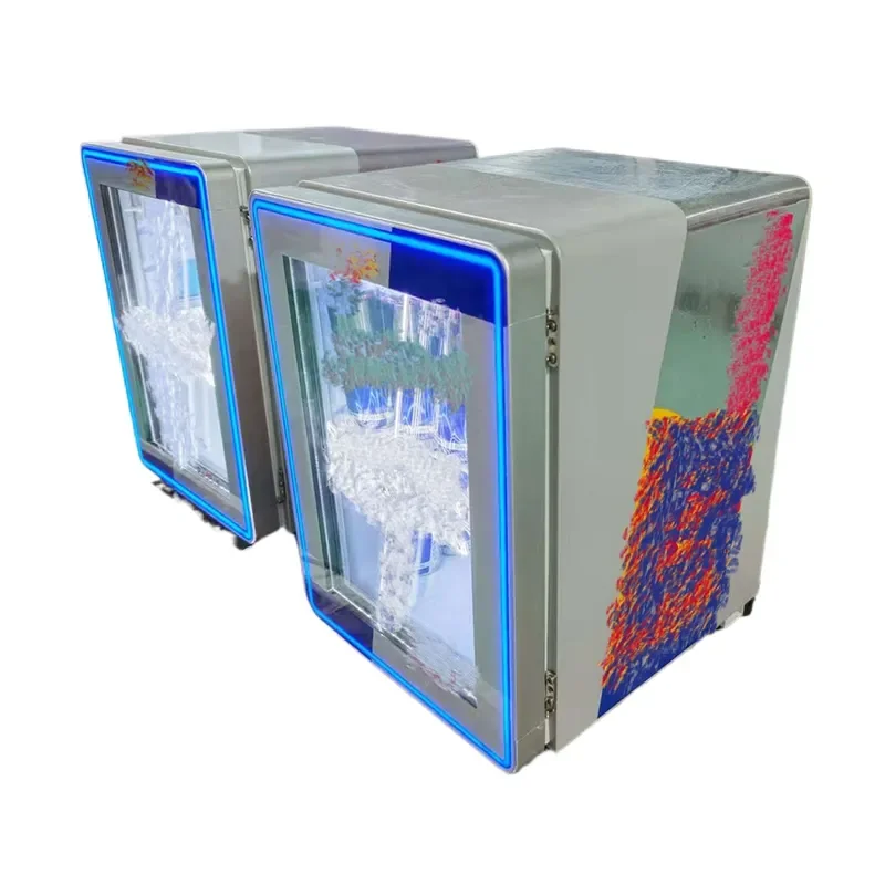 Stylish Commercial Refrigerator Single Door Display Freezer Small Fridge