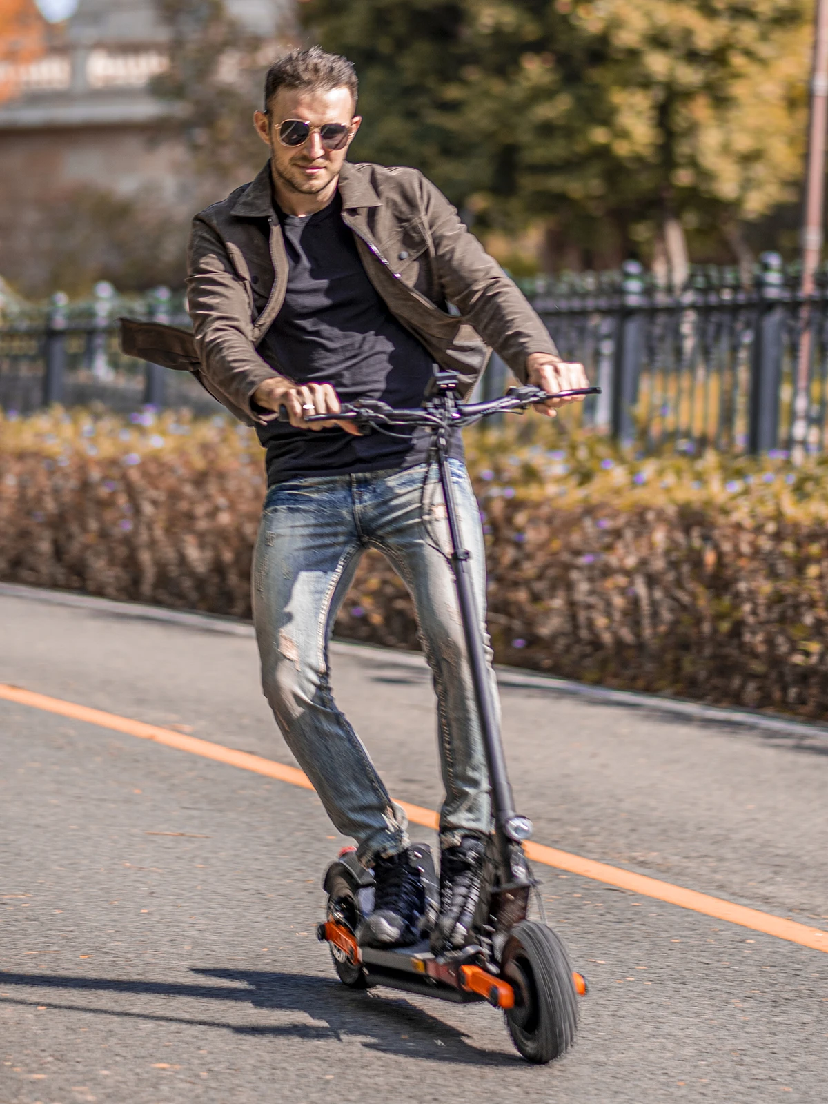 Qekud S5 Pro ABE 10 Zoll E-Scooter mit Deutscher Straßenzulassung, 48V 26Ah, 20 km/h und 90km Reichweite