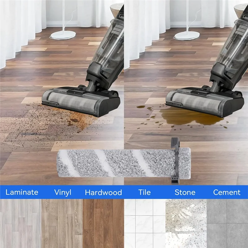 

GTBL сменный рулонный фильтр с щеткой для Bissell Crosswave Omniforce EDGE 3930F/3933/V2/3999Z, аксессуары для пылесоса для влажной и сухой уборки