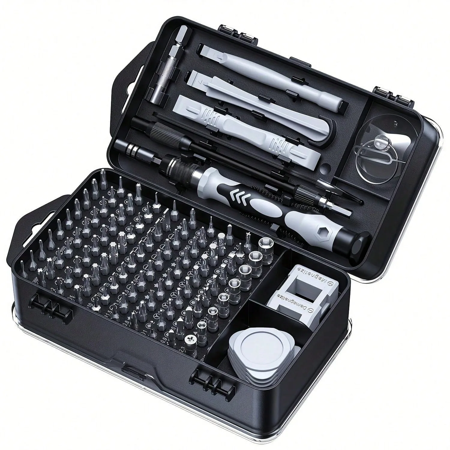 

Precision Screwdriver Set with Case – Ideal for Fixing Phones, Cameras, Game Consoles & Small Appliances
