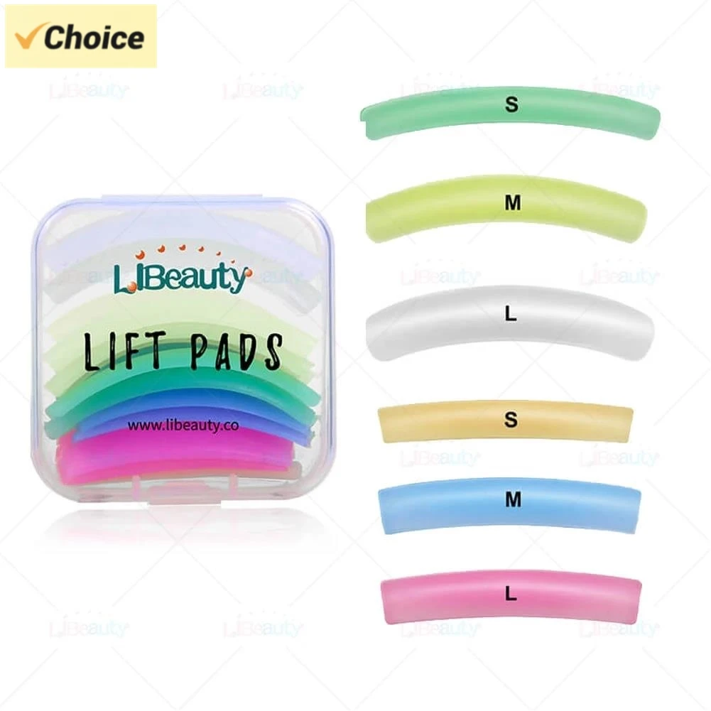 Libeauty 6 Paris C And L CURL Silicone Eyelash Perm Rod Lashes Lift Shield Lifting 3D Eyelash Curler Accessories Makeup Tools