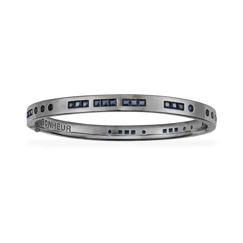 LI KI 925 Sterling Silver 2023 New High Quality Morse Code Earrings Necklace Bracelet Ring Stylish Exquisite  Jewelry view 5