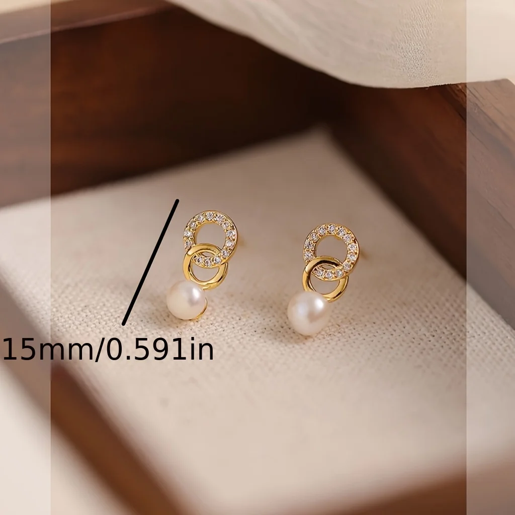 Une paire de boucles d'oreilles bohèmes en argent sterling S925 pour femme, adaptées aux fêtes, à porter au quotidien et aux cadeaux Saint-Valentin.