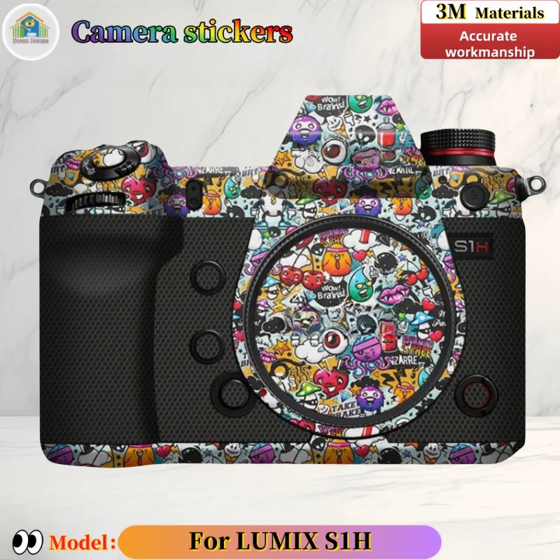 For LUMIX S1H Camera stickers, DIY skin,Precision tailoring wear-resistant protective film