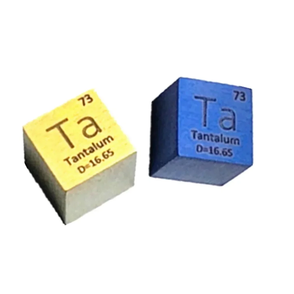 

1pcs Tantalum Ta Metal 10mm Density Cube 99.95% Pure for Element Collection