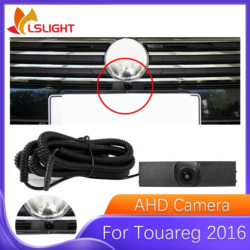 

Car Front View OEM Camera For VW Touareg 2016 AHD HD Night Vision Camera Fisheye 150° Chrome Parking Monitoring System