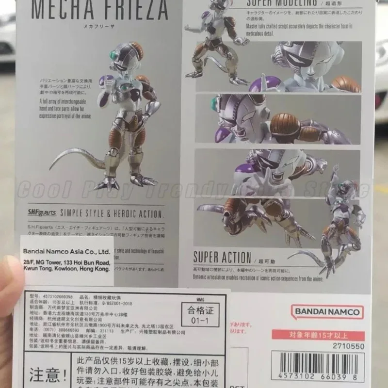 【En stock】Bandai SH Figuarts SHF Mecha Frieza Figuras de Acción Anime Modelo Juguetes Figura PVC Regalos Dragon Ball Freeza