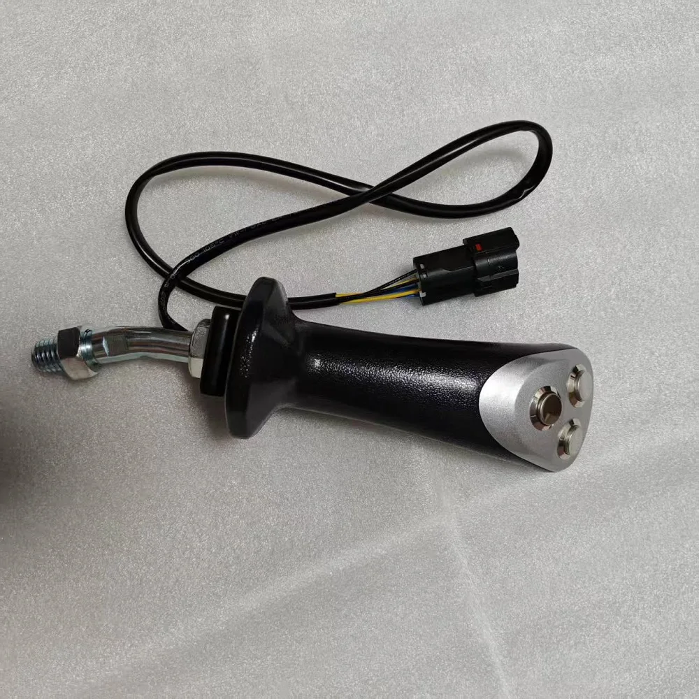 Excavator Three-button Wheel Digging Modified Wood Grabber Wood Grabber Wood Clamp Button Joystick Handle Glue