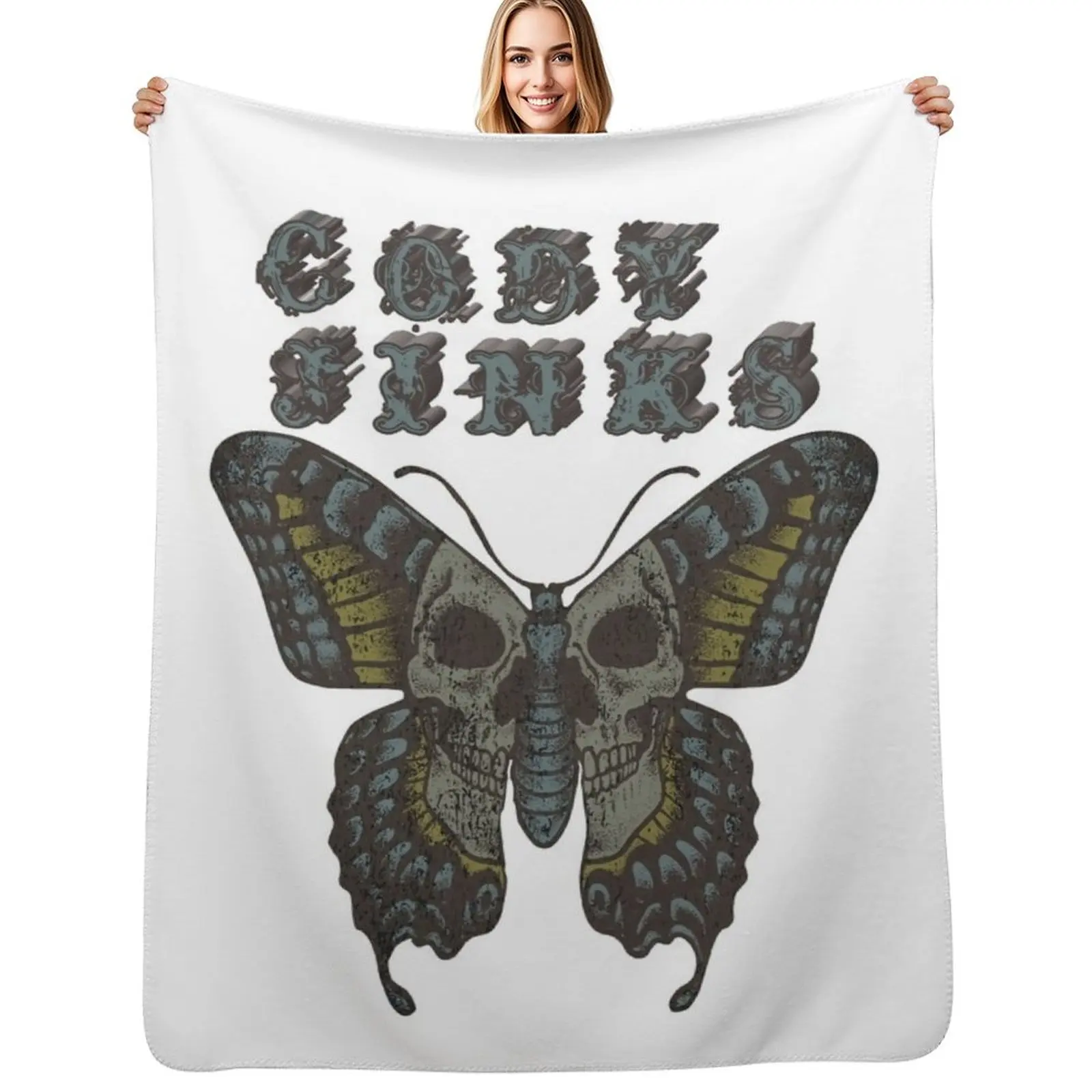 Плед Jinks Butterfly, простой в уходе, удобный плед для дивана