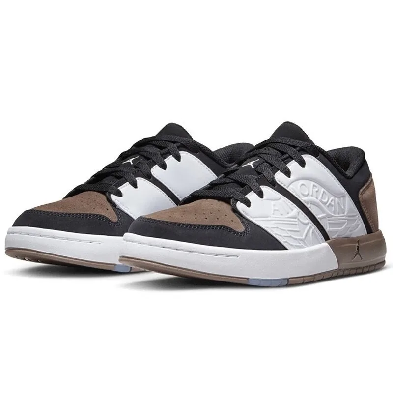 

Nike Classic Jordan Series Durable and Versatile Women's Sneakers, New Jordan Nu Retro 1 Low Gs Lightweight and Comfortable Flat Shoes, Melard Style Suitable for Outdoor Commuting and Casual Wear, Women's Shoes, Treasure Shoe Model Fb4412-102
