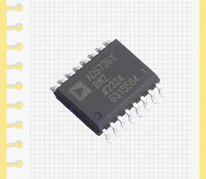 AD5726YRWZ-REEL7 package SOIC-16-300mil unipolar/bipolar voltage output DAC four channel, 12 bit