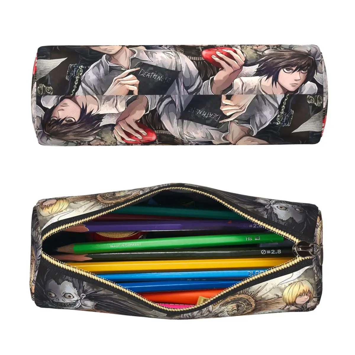 Death Note Anime Pencil Case for Studen School Pen Box Pencil Bag Stationery Supplies Pen Holder Bag