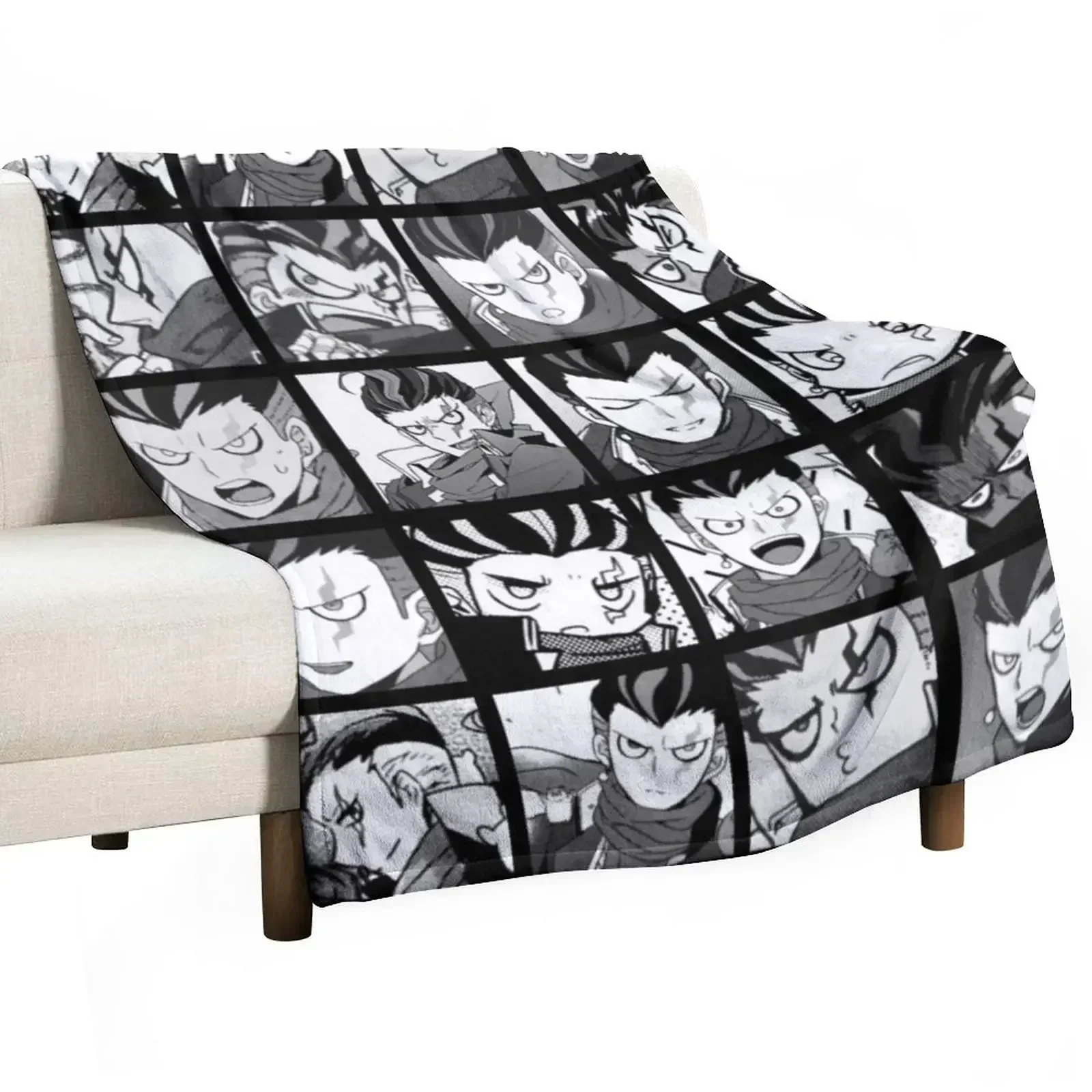 

Gundham Manga Collection Throw Blanket Quilt For Decorative Sofa warm winter Furrys Blankets