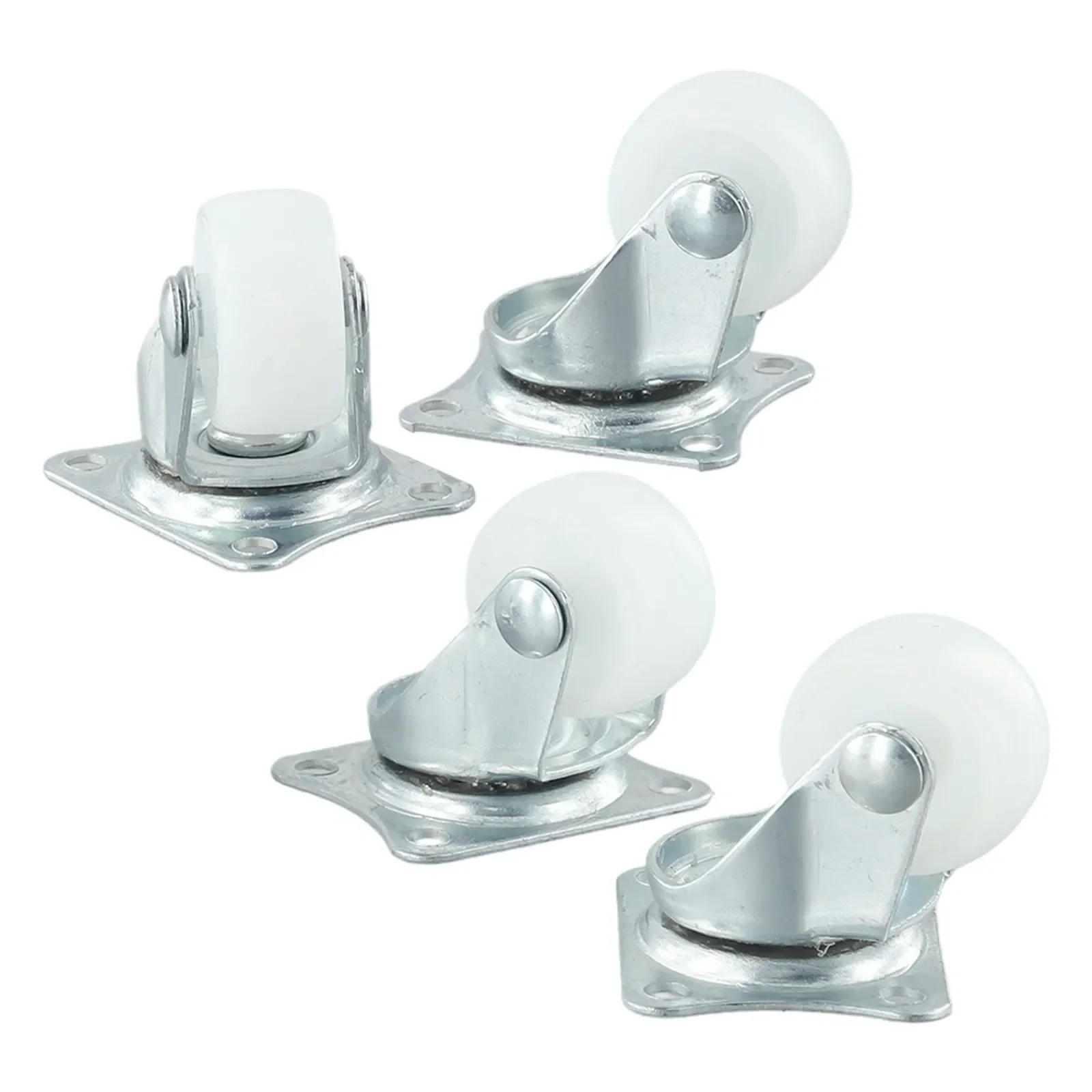 4 Pcs 25mm Furniture Casters Stroller Wheel Swivel Caster Mount Ball Bearing Wheels Heavy Wheel Household Accessory