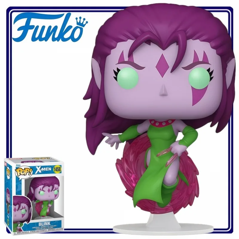 Figura Coleccionable de Vinilo Funko Pop Marvel X-Men Age of Apocalypse Blink, Decoración para Escritorio, Hogar, Regalo para Fans de Marvel