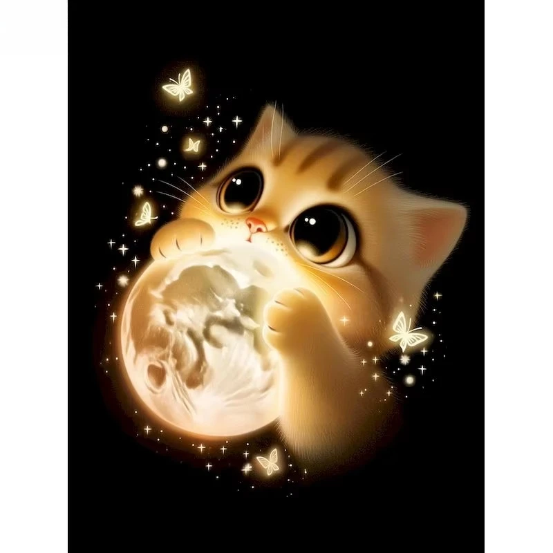 Diamond Painting Kits Arts And Crafts Artwork Animal Full Round/Square Diamond Art For Beginners Art Supplies Diy Making Kits